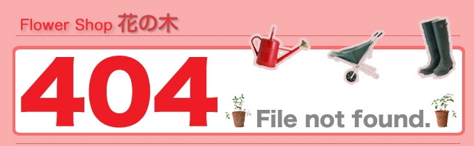 Flower Shop 花の木 404 File not found.